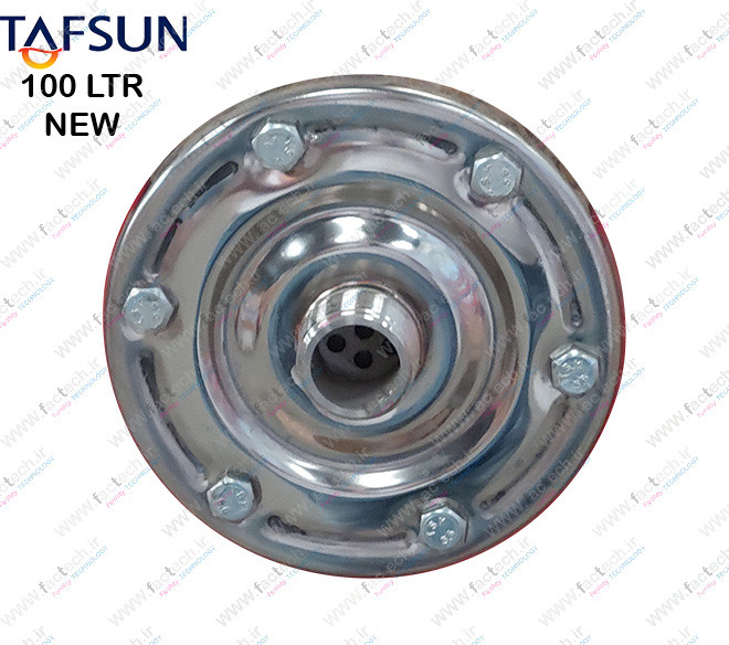 منبع آب تحت فشار 100 لیتری 10 بار تفسان - TEV-V-100 طرح جدید با درجه حرفه ای متحرک و فلنج استیل و با تیوب درجه یک ایتالیایی بهداشتی تضمینی صد در صد توسط شرکت تفسان