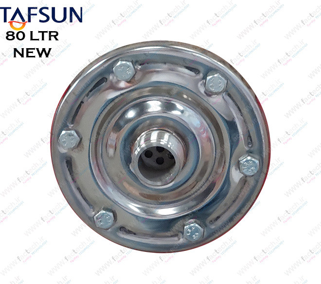 منبع آب تحت فشار 80 لیتری 10 بار تفسان - TEV-V-80 لیتری با درجه متحرک و فلنج استیل و با تیوب درجه یک ایتالیایی بهداشتی تضمینی صد در صد توسط شرکت تفسان