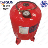 منبع آب تحت فشار 100 لیتری 10 بار تفسان - TEV-V-100 طرح جدید با درجه حرفه ای متحرک و فلنج استیل و با تیوب درجه یک ایتالیایی بهداشتی تضمینی صد در صد توسط شرکت تفسان