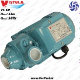 پمپ نیم اسب خانگی ویستولا VS60 محیطی کم صدا هد 45متر دبی 38 لیتر