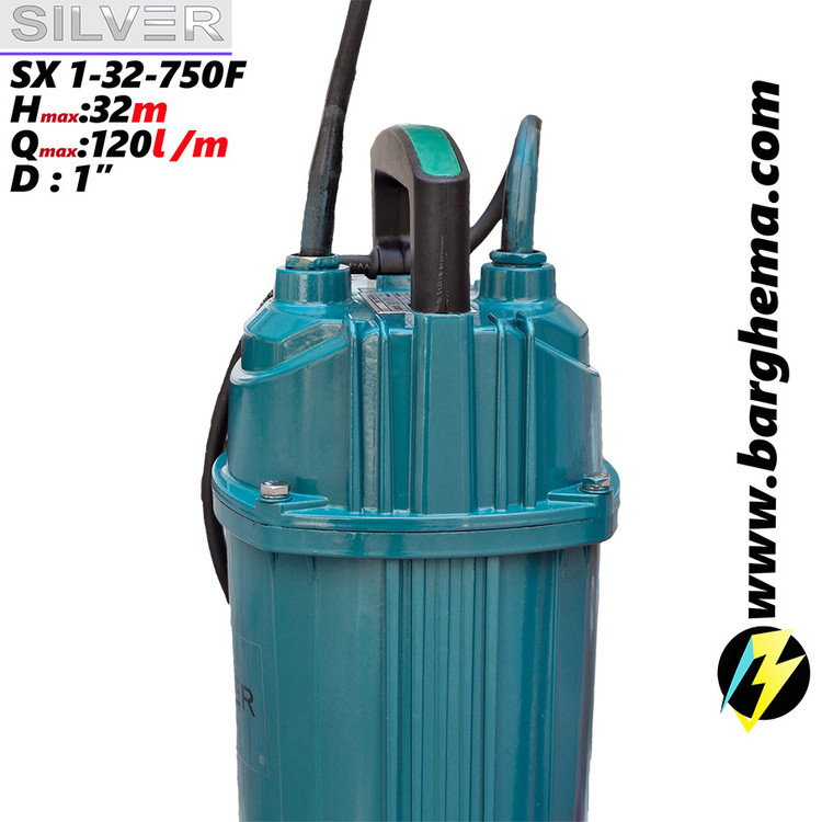 پمپ کفکش سیلور 1 اسب مدل SX 1-32-750F سیم پیچ مس